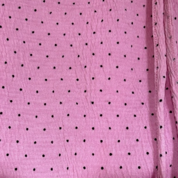 Divided Pink Polka Dot Dress Size Large - Picture 5 of 6